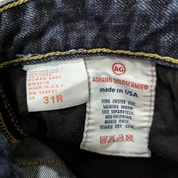 Adriano Goldschmied size 31x29 the Club cut dark wask low rise flare jeans - Picture 9 of 13